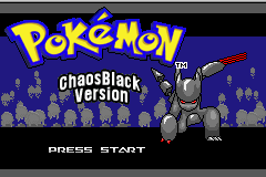 Pokemon Chaos Black GBA ROM Hacks 
