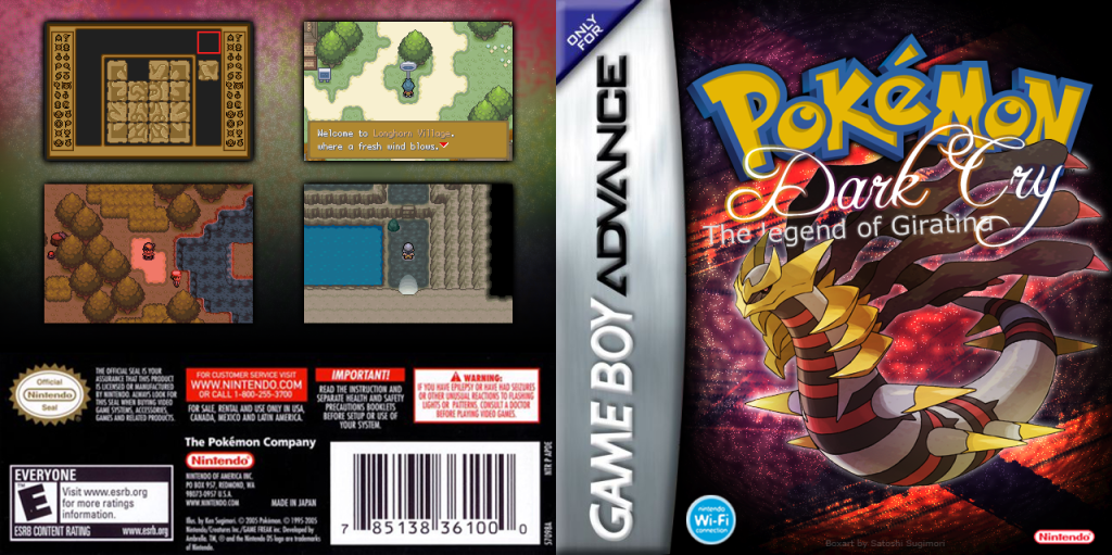 Pokemon Dark Cry: The Legend of Giratina GBA ROM Hacks 