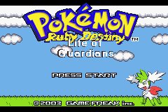 Pokemon Ruby Destiny - Life of Guardians GBA ROM Hacks 