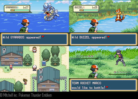 Pokemon Thunder Emblem GBA ROM Hacks 