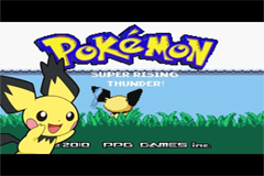 Pokemon Super Rising Thunder GBA ROM Hacks 
