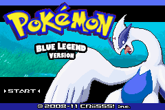 Pokemon Blue Legend GBA ROM Hacks 