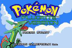 Pokemon Fluorite Version GBA ROM Hacks 