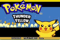 Pokemon Thunder Yellow GBA ROM Hacks 