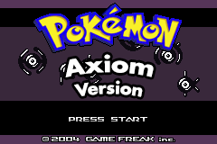 Pokemon Axiom Version GBA ROM Hacks 