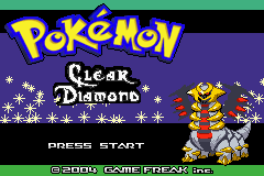 Pokemon Clear Diamond GBA ROM Hacks 