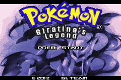 Pokemon Giratina's Legend GBA ROM Hacks 