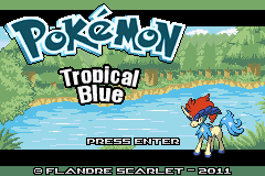 Pokemon TropicalBlue GBA ROM Hacks 