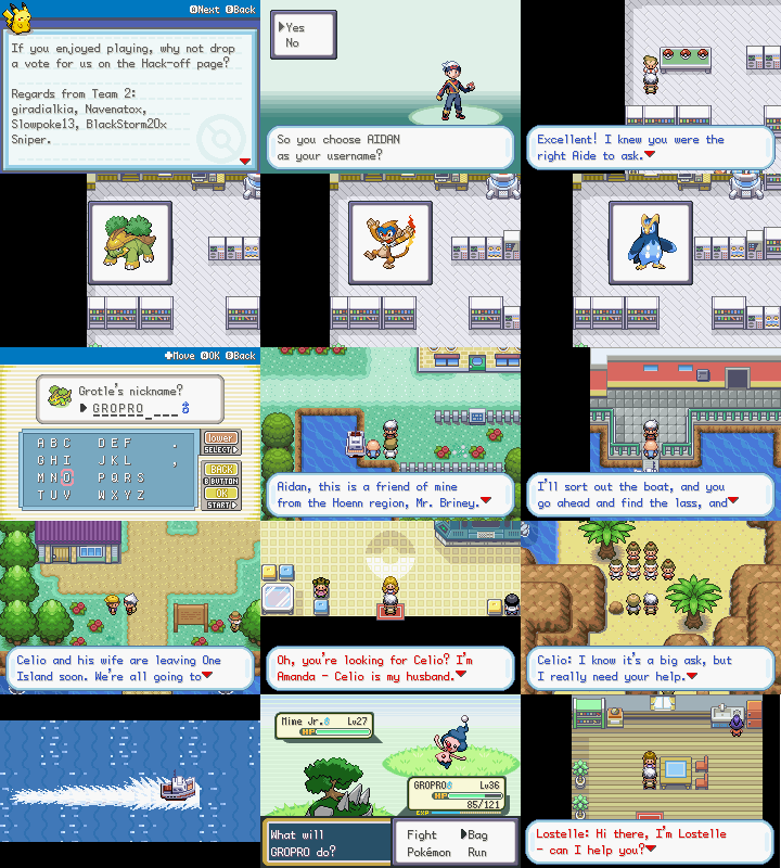 Pokemon Professor Oak's Back Up GBA ROM Hacks 