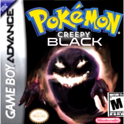 Pokemon Creepy Black GBA ROM Hacks 