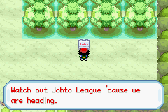 Pokemon Johto League Showdown GBA ROM Hacks 