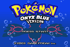 Pokemon Onyx Blue GBA ROM Hacks 
