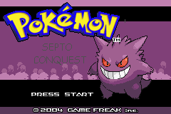 Pokemon Septo Conquest GBA ROM Hacks 