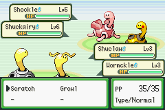 Pokemon Shuckle GBA ROM Hacks 