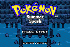 Pokemon Summer Splash GBA ROM Hacks 