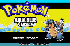 Pokemon Aqua Blue GBA ROM Hacks 