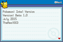 Pokemon: Intel GBA ROM Hacks 