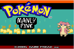 Pokemon Manly Pink GBA ROM Hacks 