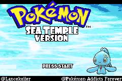 Pokemon Sea Temple GBA ROM Hacks 