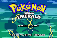 Pokemon Sigma Emerald GBA ROM Hacks 