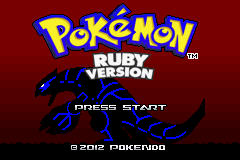Pokemon Ruby 2012 GBA ROM Hacks 