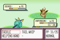 Pokemon Eevee GBA ROM Hacks 