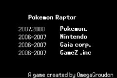 how to save in pokemon raptor ex