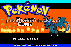 Pokemon Blast Burn GBA ROM Hacks 