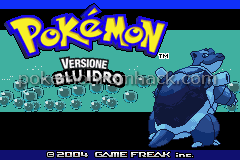 Pokemon Blu Idro GBA ROM Hacks 