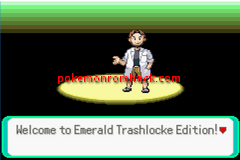 Pokemon Emerald Trashlocke Edition GBA ROM Hacks 
