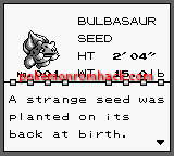 Pokemon Space Red GBC ROM Hacks 