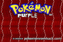 Pokemon Purple GBA ROM Hacks 