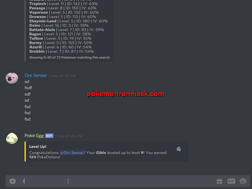 Poke Egg Discord Bot PC Hacks 