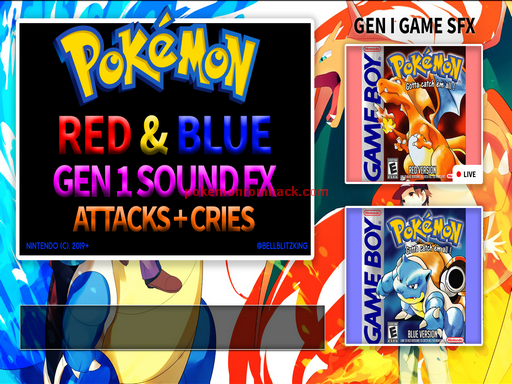 Pokemon Attack SFX Pack Gens 1 to 5 Updated PC Hacks 