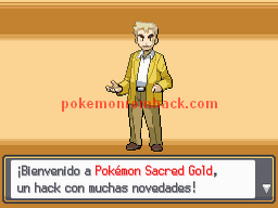 Pokemon Sacred Gold Spanish NDS ROM Hacks 