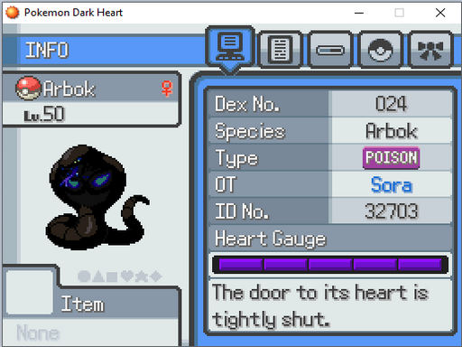 Pokemon Dark Heart RMXP Hacks 