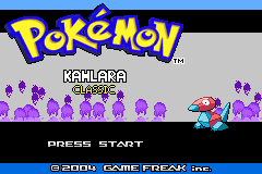 Pokemon Kanlara Classic GBA ROM Hacks 