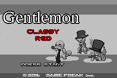 Gentlemon Classy Red GBA ROM Hacks 