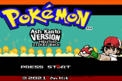 Pokemon Ash Kanto Mewtwo Strikes Back GBA ROM Hacks 