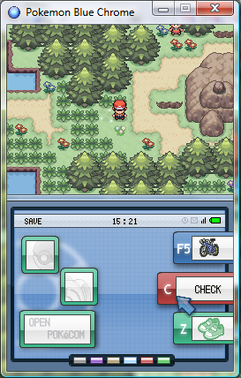 Pokemon Blue Chrome GBA ROM Hacks 