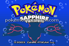 Pokemon Broken Sapphire GBA ROM Hacks 
