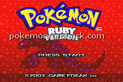 Pokemon Burning Ruby Advanced RMXP Hacks 