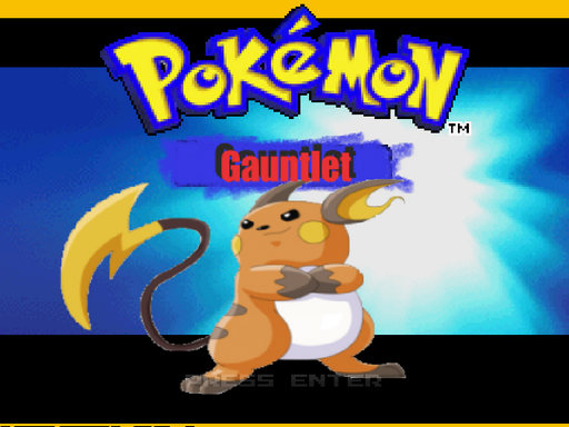 Pokemon Gauntlet RMXP Hacks 