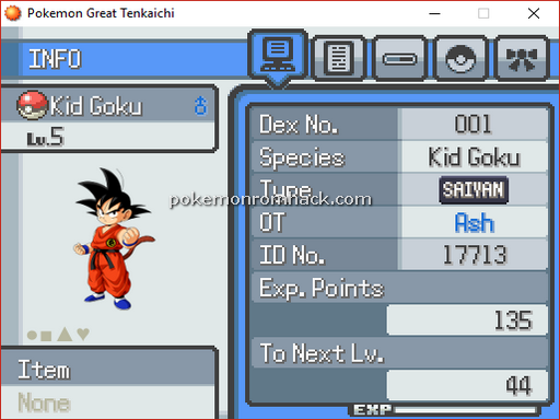 Pokemon Great Tenkaichi RMXP Hacks 