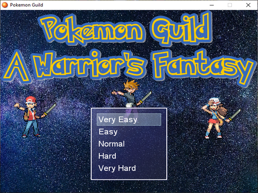 Pokemon Guild: A Warrior's Fantasy RMXP Hacks 