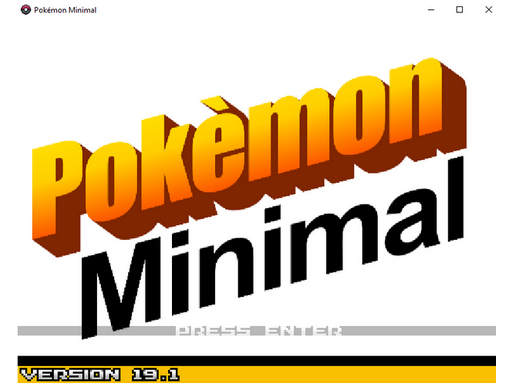 Pokemon Minimal! RMXP Hacks 