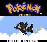 Pokemon October GBC ROM Hacks 