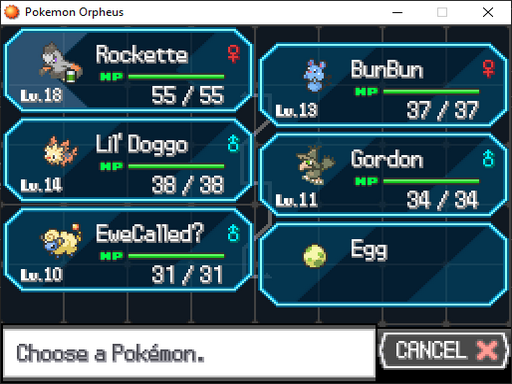 Pokemon Orpheus RMXP Hacks 