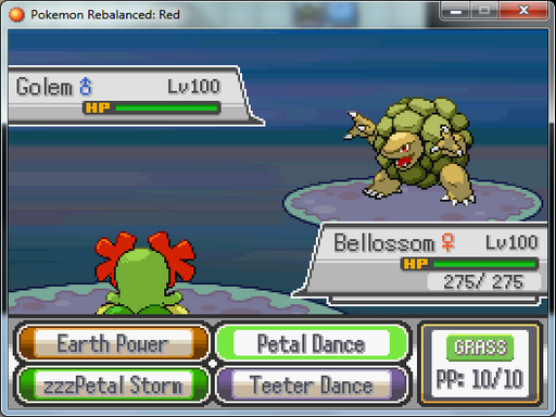 Pokemon Rebalanced: Red RMXP Hacks 