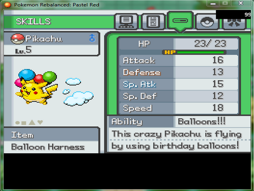 Pokemon Rebalanced: Red RMXP Hacks 